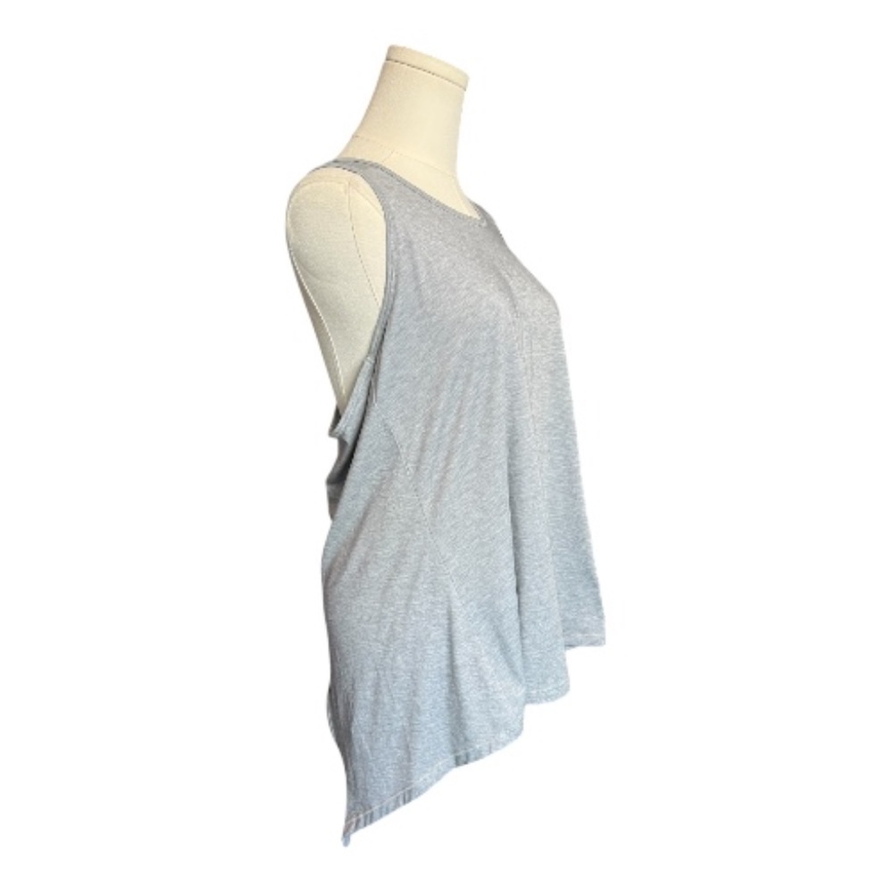 EUC Athleta essence tie-back tank – light heather gray, size M - Picture 3 of 8
